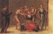 Francesco Granacci The Martyrdom of St.Apollonia oil on canvas